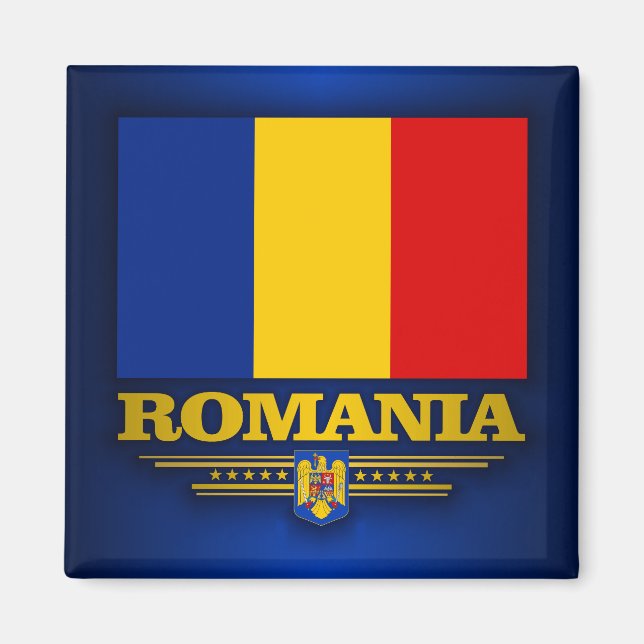 Imán Orgullo rumano (Frente)