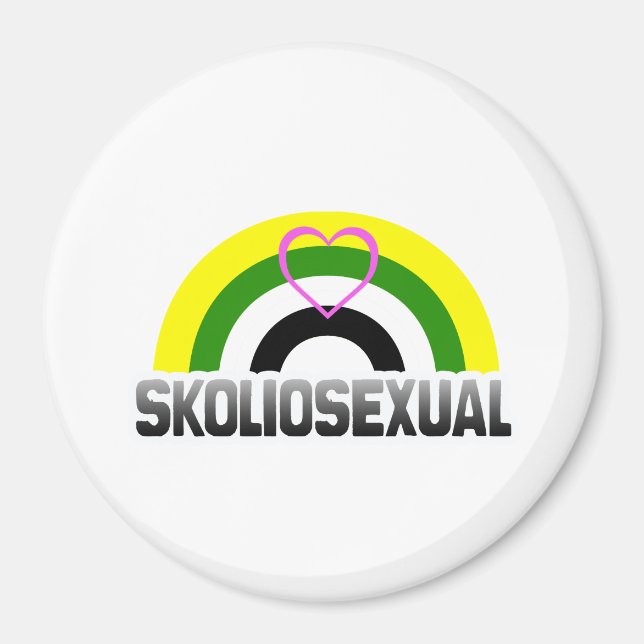 Imán Orgullo skoliosexual (Frente)