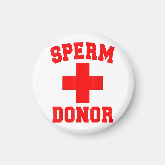 IMÁN ORGULLO SPERM DONOR DISPENSER FUNNY HALLOWEEN COST (Frente)