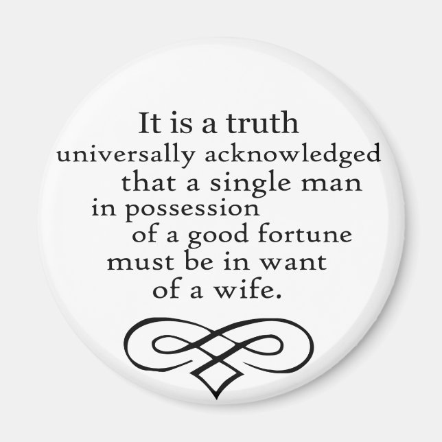 Imán Orgullo y prejuicio (Frente)