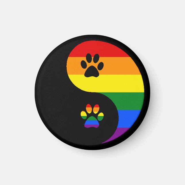 Imán Orgullo yin-yang (Frente)