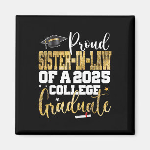 Imán Orgullosa cuñada Graduati College Graduati 2025