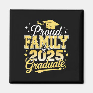 Imán Orgullosa Familia De Un Padre Madre Graduado 2025