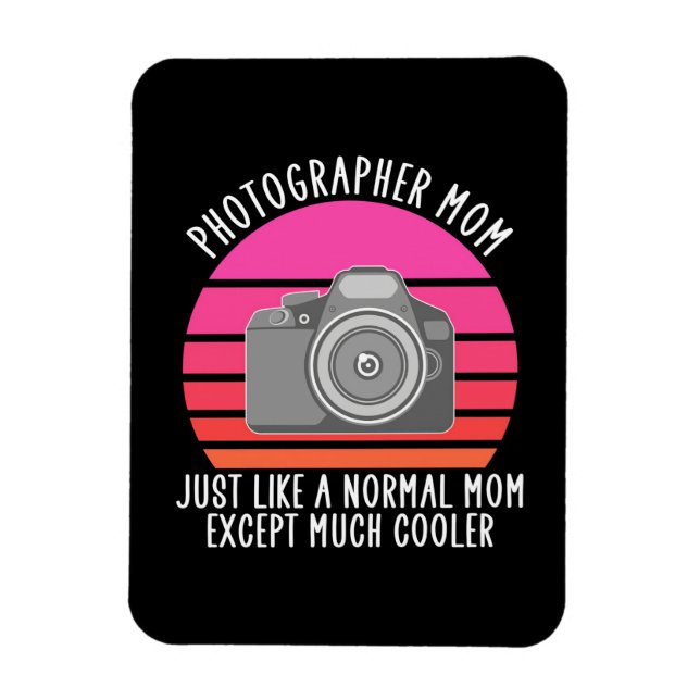 Imán Orgullosa fotógrafa mamá (Vertical)