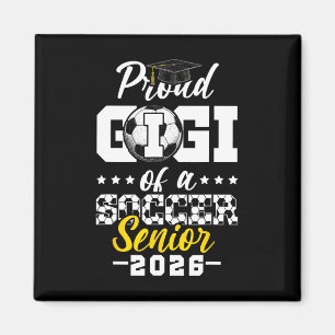 Imán Orgullosa Gigi de una senior de fútbol Regalo de g