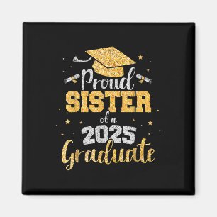 Imán Orgullosa Hermana De Una Graduación De Hermana Gra