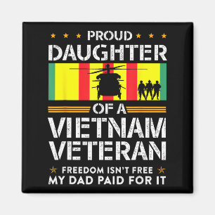 Imán Orgullosa hija de un veterano de vietnam la libert