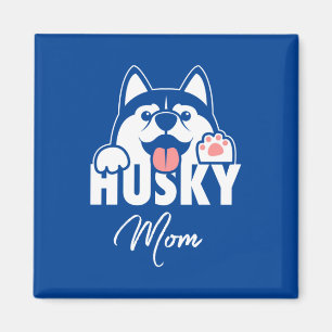 Imán Orgullosa Husky Mom