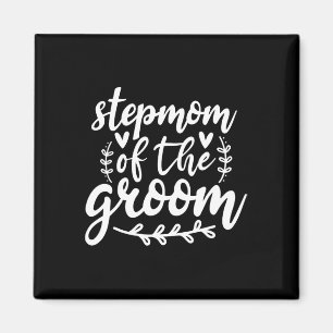 Imán Orgullosa Madrastra De La Familia Boda Groom