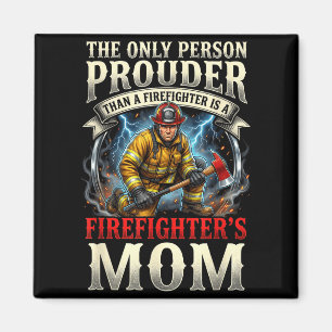 Imán Orgullosa Madre Bombero Diseño Departamento de Bom
