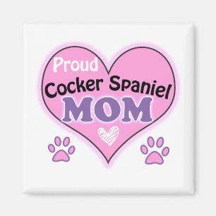 Imán Orgullosa madre de Cocker Spaniel