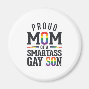 Imán Orgullosa madre de un hijo gay descarado camiseta