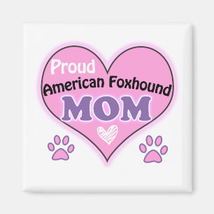 Imán Orgullosa madre norteamericana de Foxhound