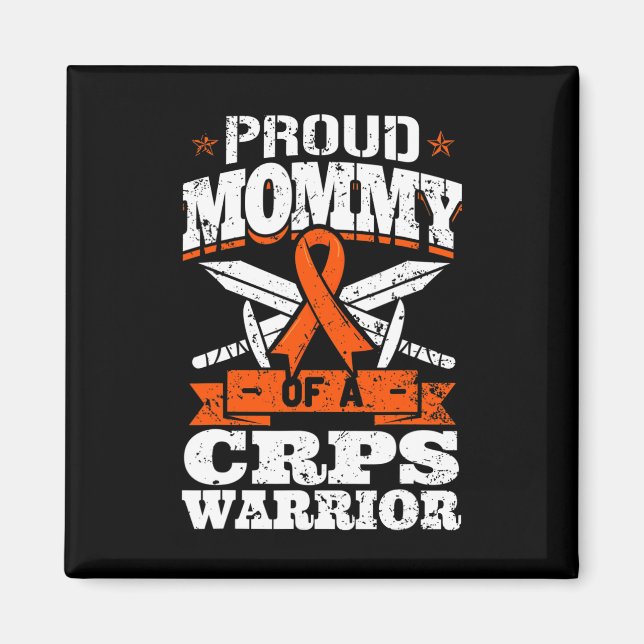 Imán Orgullosa Mamá De La Cinta De Conciencia De RSD De (Frente)