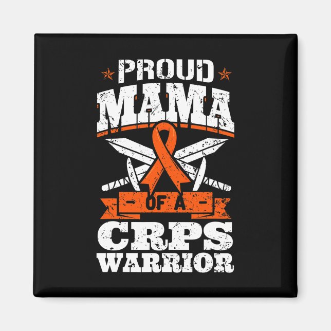 Imán Orgullosa Mamá De La Cinta De Conciencia De RSD De (Frente)