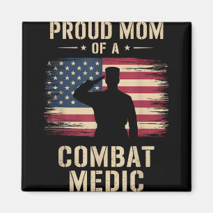 Imán Orgullosa Mamá De Un Día De Veteranos De Combate