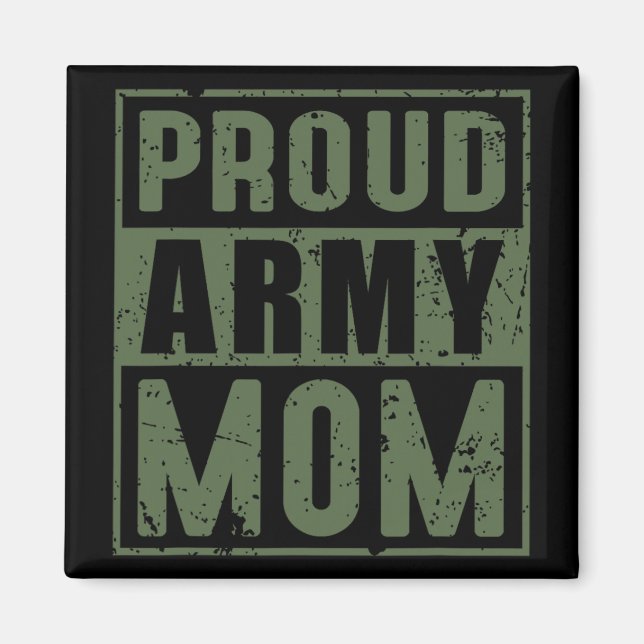 Imán Orgullosa mamá del ejército norteamericano veteran (Frente)