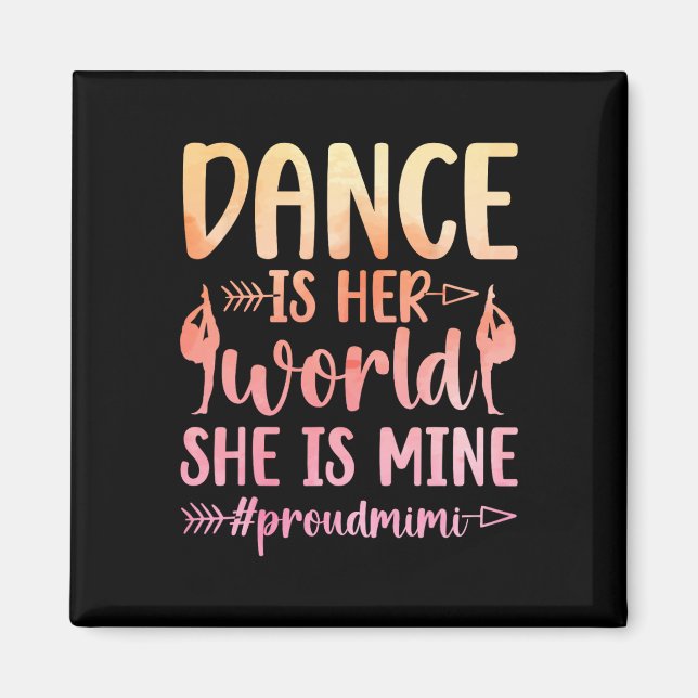 Imán Orgullosa Mimi De La Bailarina Mimi Dance Mimi Abu (Frente)