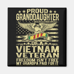 Imán Orgullosa Nieta Del Veterano Vietnamita - Libertad