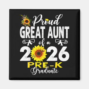 Imán Orgullosa tía abuela de madres graduadas de prekín