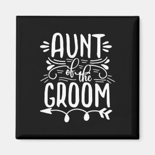 Imán Orgullosa Tía De La Familia Matrimonial Boda Groom