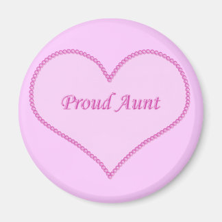 Imán Orgullosa tía Magnet, rosa