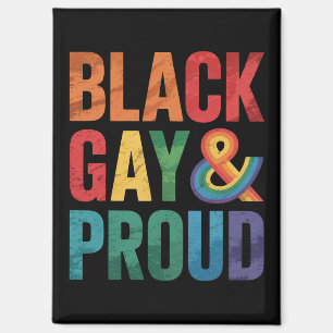 Imán Orgullosamente negros gays y LGBTQ de raza negra