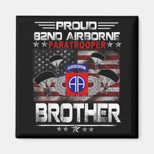 Imán Orgulloso 82.º Paracaidista Aéreo Bandera De Los E