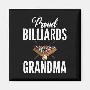 Imán Orgulloso Billiards Grandma Pool Billiards Abuela