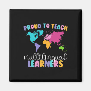 Imán Orgulloso de enseñar inglés como segundo idioma a
