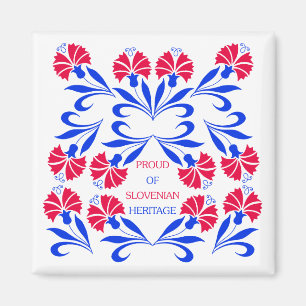 Imán Orgulloso De La Plaza Del Patrimonio Esloveno