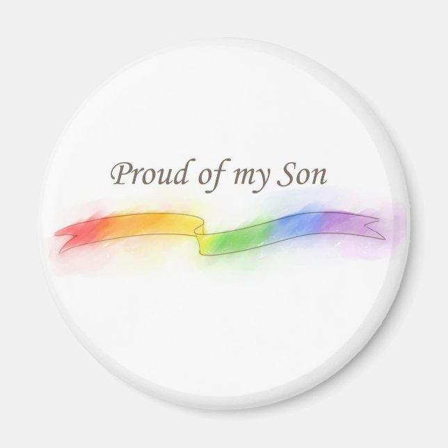 Imán Orgulloso de mi hijo (Frente)