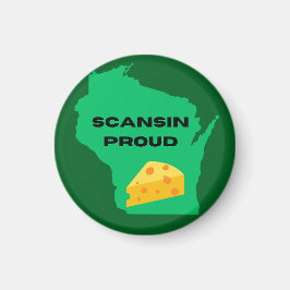 Imán ¡Orgulloso de Scansin (Wisconsin)!