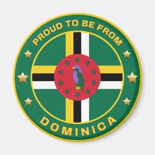 Imán Orgulloso De Ser De Dominica