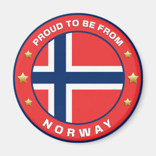 Imán Orgulloso De Ser De Noruega
