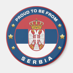 Imán Orgulloso De Ser De Serbia