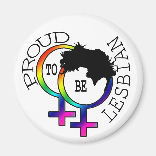 Imán Orgulloso De Ser Lesbiana (Frente)