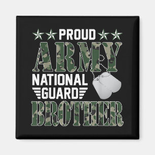Imán Orgulloso Ejército Guardia Nacional Hermano Famili