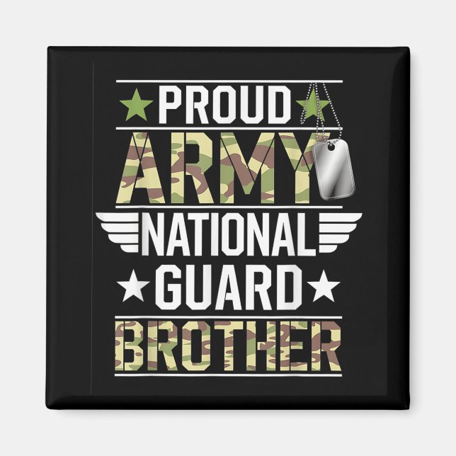 Imán Orgulloso Ejército Guardia Nacional Hermano Vetera (Frente)