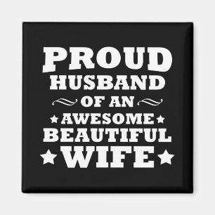 Imán orgulloso esposo de una esposa increíble y hermosa