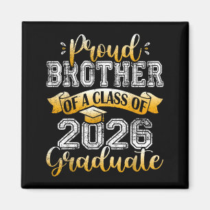 Imán Orgulloso hermano clase 2026 graduado arte