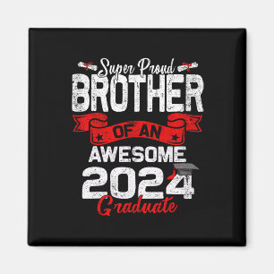 Imán Orgulloso Hermano De Un Graduado 24 En 2024