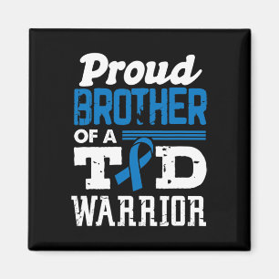 Imán Orgulloso Hermano De Un Guerrero De La T1D, Sensib