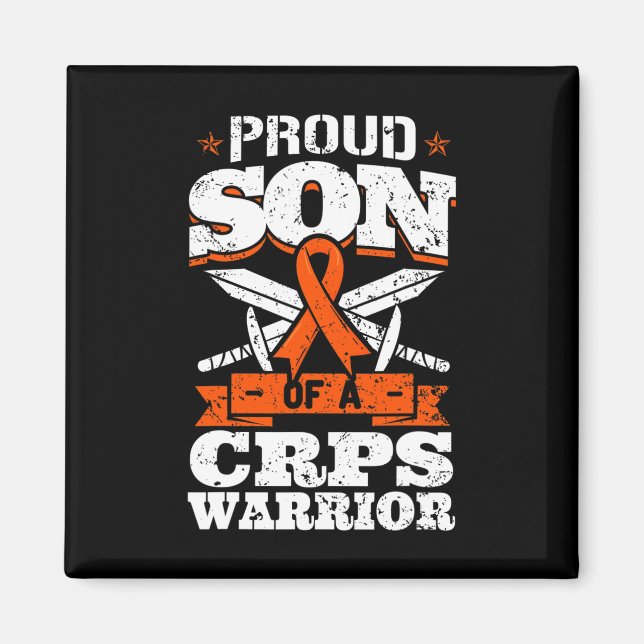 Imán Orgulloso Hijo De Un Cinta De Concienciación De RS (Frente)