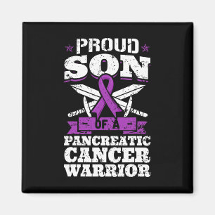 Imán Orgulloso Hijo De Un Pancreático Guerrero Del Cánc
