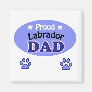 Imán Orgulloso Labrador papá