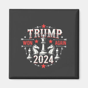 Imán Orgulloso Maga Trump ganó de nuevo el Día de la In