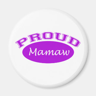 Imán Orgulloso Mamaw (púrpura)