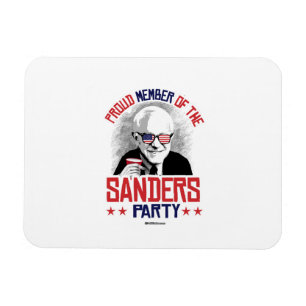 Imán Orgulloso miembro del Fiesta Sanders