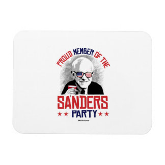 Imán Orgulloso miembro del Fiesta Sanders